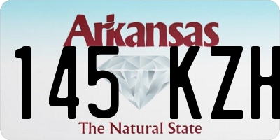 AR license plate 145KZH