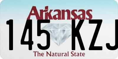 AR license plate 145KZJ