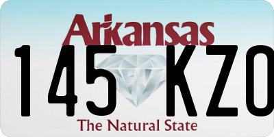 AR license plate 145KZO