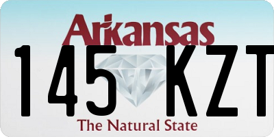 AR license plate 145KZT