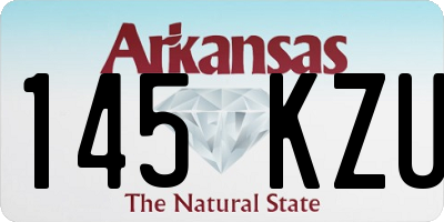 AR license plate 145KZU