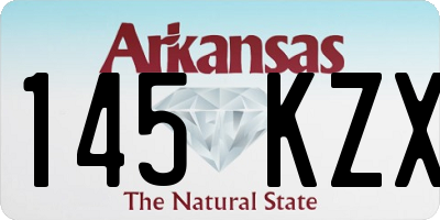 AR license plate 145KZX