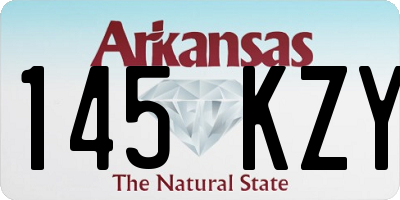 AR license plate 145KZY