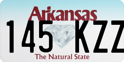 AR license plate 145KZZ