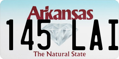AR license plate 145LAI