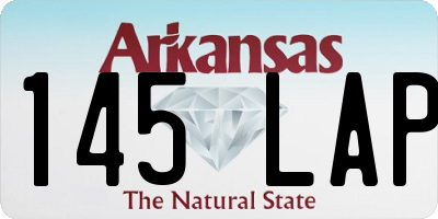 AR license plate 145LAP