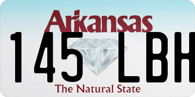 AR license plate 145LBH