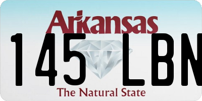 AR license plate 145LBN