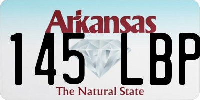 AR license plate 145LBP