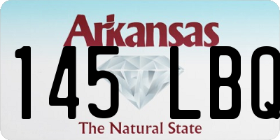 AR license plate 145LBQ