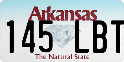 AR license plate 145LBT