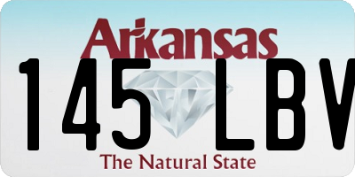 AR license plate 145LBV