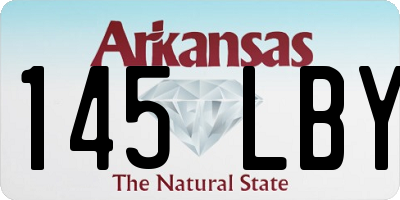 AR license plate 145LBY
