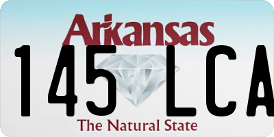 AR license plate 145LCA