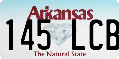 AR license plate 145LCB