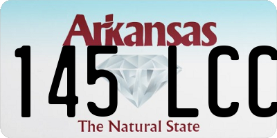 AR license plate 145LCC