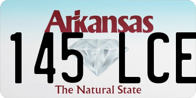 AR license plate 145LCE