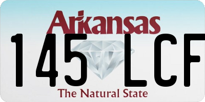 AR license plate 145LCF
