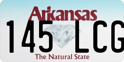 AR license plate 145LCG