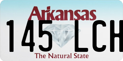 AR license plate 145LCH