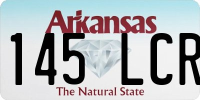 AR license plate 145LCR