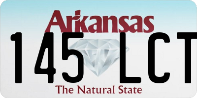 AR license plate 145LCT