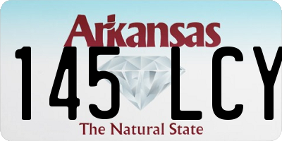 AR license plate 145LCY