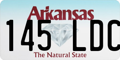 AR license plate 145LDC