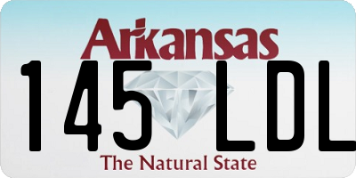 AR license plate 145LDL