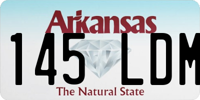 AR license plate 145LDM