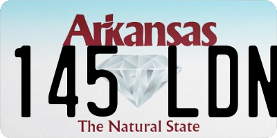 AR license plate 145LDN