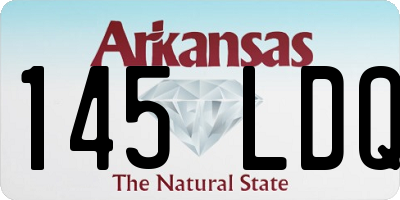 AR license plate 145LDQ
