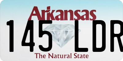 AR license plate 145LDR