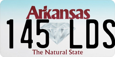 AR license plate 145LDS