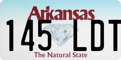 AR license plate 145LDT