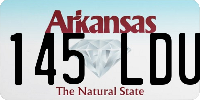 AR license plate 145LDU