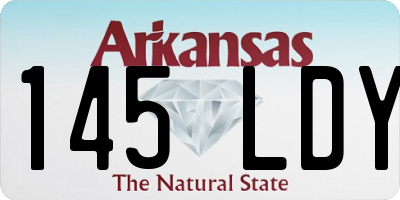 AR license plate 145LDY