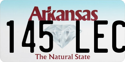 AR license plate 145LEC