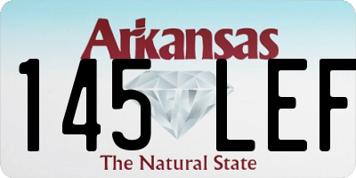 AR license plate 145LEF