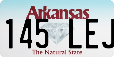 AR license plate 145LEJ