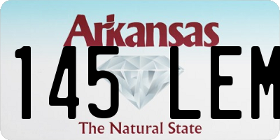 AR license plate 145LEM