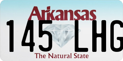 AR license plate 145LHG