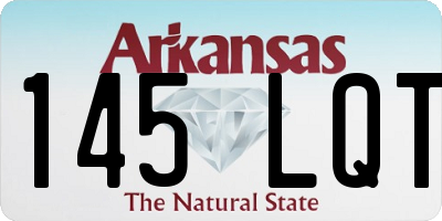 AR license plate 145LQT