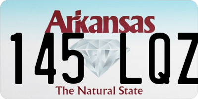 AR license plate 145LQZ