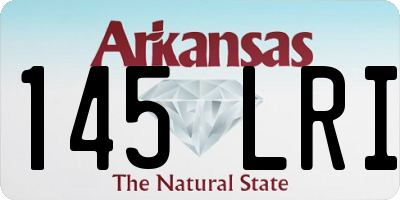 AR license plate 145LRI