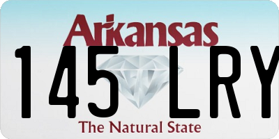 AR license plate 145LRY