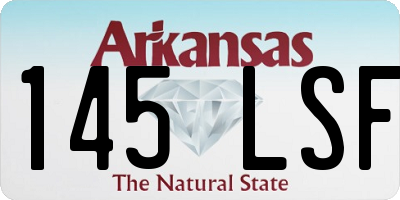 AR license plate 145LSF
