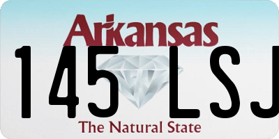 AR license plate 145LSJ