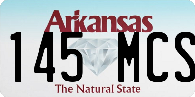 AR license plate 145MCS
