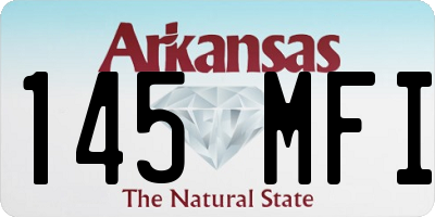 AR license plate 145MFI